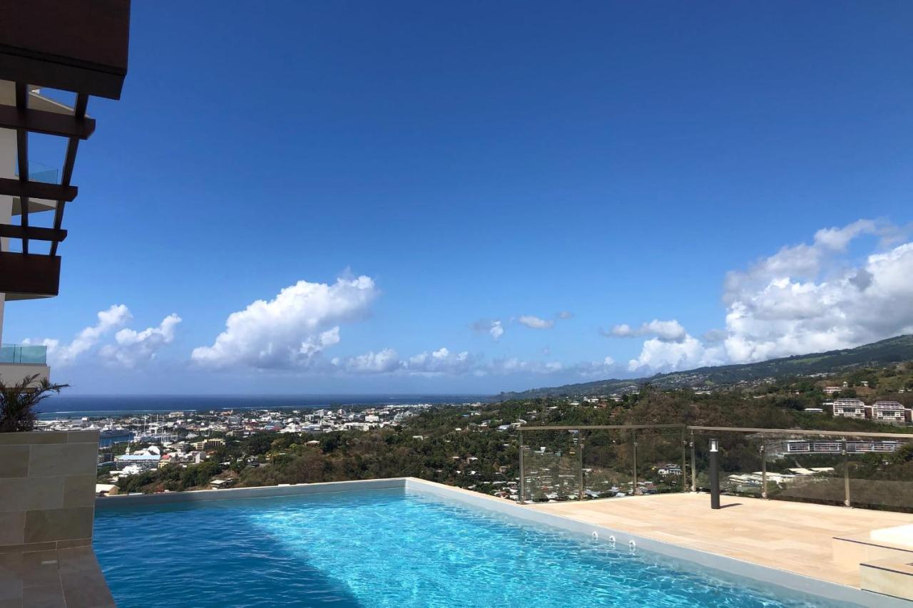 פאפיט Alicia'S Sky Flat On The Heights With Nice View On The Sea And Papeete מראה חיצוני תמונה